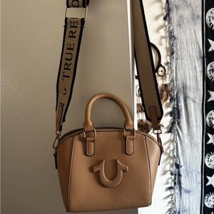 True Religion Tan Crossbody Bag